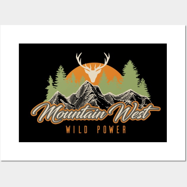 USA, America, Mountain West Wall Art by NEFT PROJECT